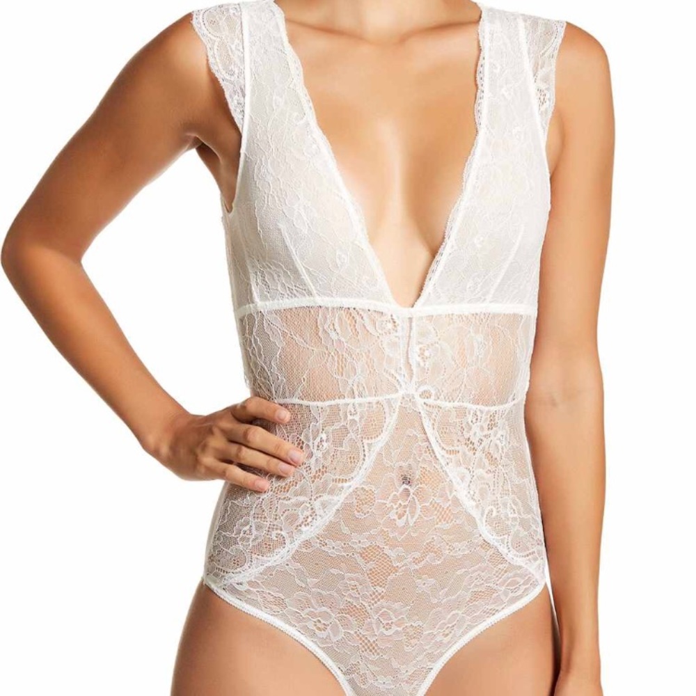 Sam Edelman White Lace bodysuit